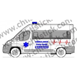 Kit marquage Ambulance Ligne vie XL 