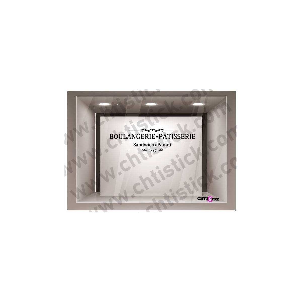 STICKER LETTRAGE BOULANGERIE PATISSERIE