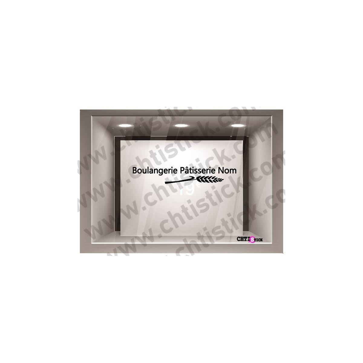 STICKER LETTRAGE BOULANGERIE PATISSERIE