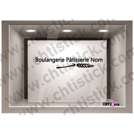 STICKER LETTRAGE BOULANGERIE PATISSERIE