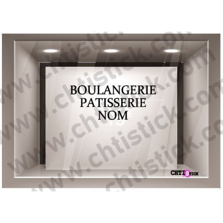 STICKER LETTRAGE BOULANGERIE PATISSERIE