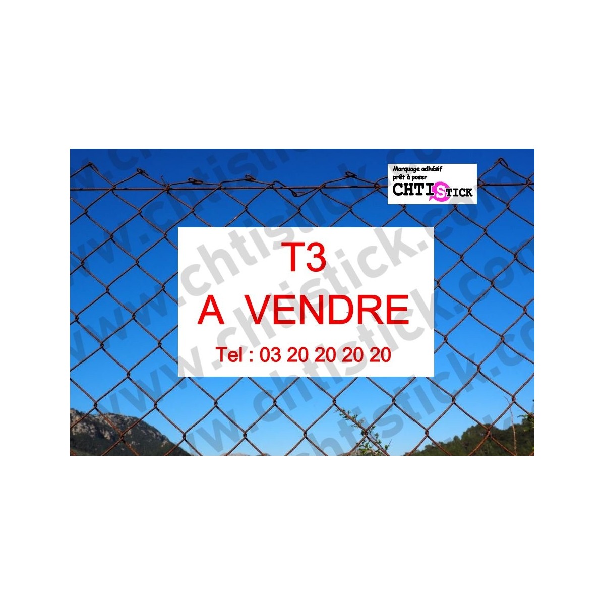 chtistick ADHESIF pour PANNEAU T3 A VENDRE