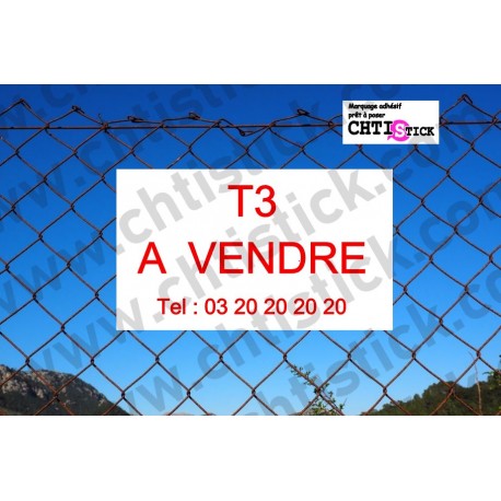 ADHESIF pour PANNEAU T3 A VENDRE