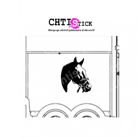 STICKER CHEVAL POUR VAN 2