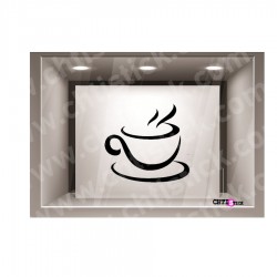 STICKER VITRINE TASSE