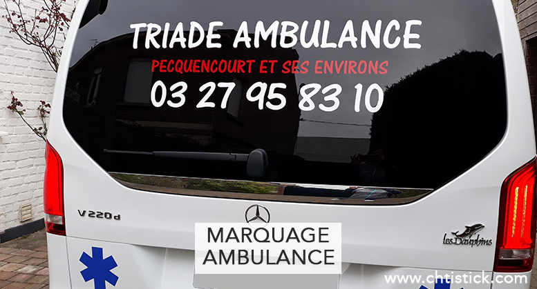 MARQUAGE AMBULANCE